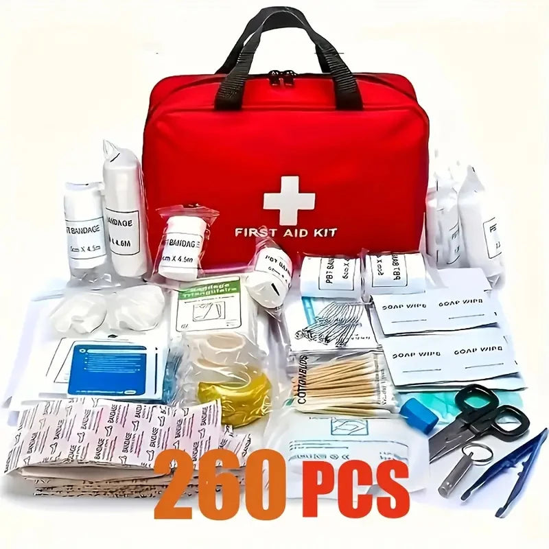 Deluxe EHBO Kit 260-delig – Essentiële Nooduitrusting voor Elke Situatie